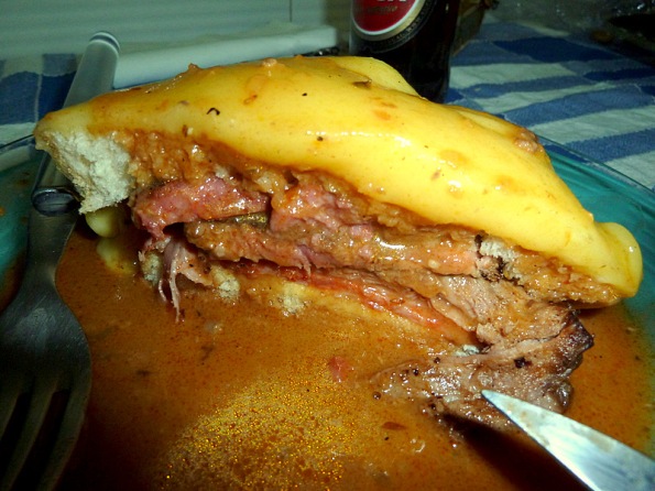 Francesinha sandwich, picture courtesy of Wikipedia