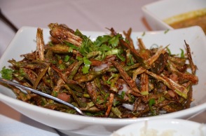 Karari Bhindi - Crispy okra salad