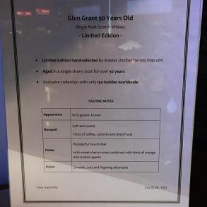 Glen Grant Scoth Whisky 50 yo special release