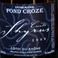 Domaine Fond Croze Cuvée Shyrus