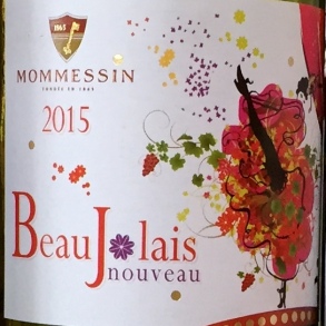Mommessin Beaujolais Nouveau label
