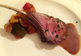 Roasted Herb Crusted Rack of Lamb Provencal