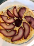 Crepes with pears